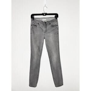 Madewell Womens Skinny Skinny Mid Rise Gray Wash Stretch Jeans Slimming Comfy 28